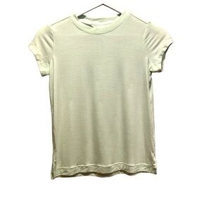 Athleta Girl Girl’s Light Green Athletic top back twist size large 12
